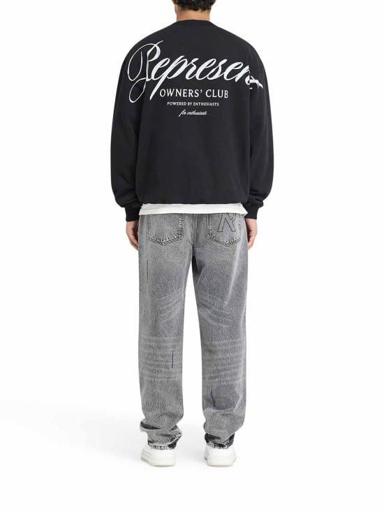 25FW 리프레젠트 스웨터 OCM10000701 Black - REPRESENT