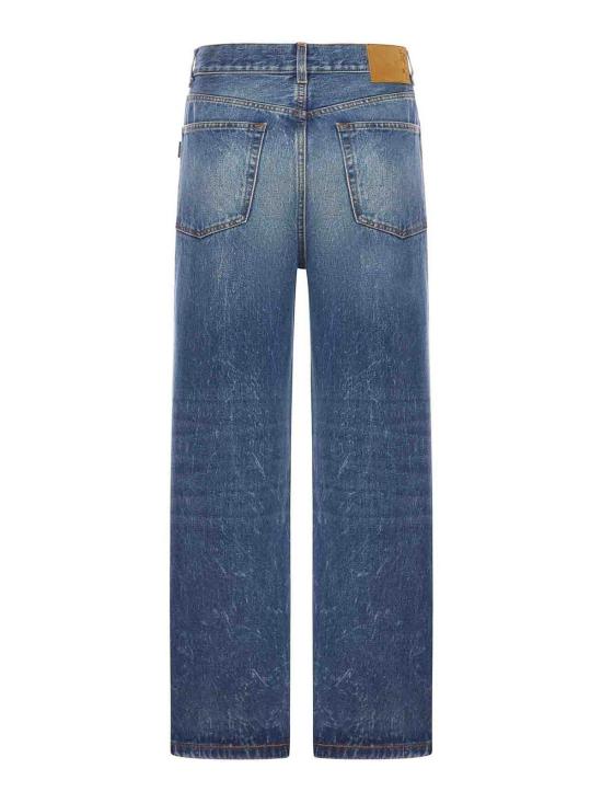 25FW 하이쿠레 스트레이트 팬츠 HEM03257DF106L0899L0899 Blue - HAIKURE