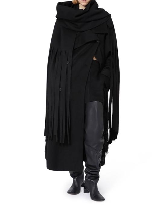  스포트막스 트렌치 코트 2522016023600010 Black - SPORTMAX