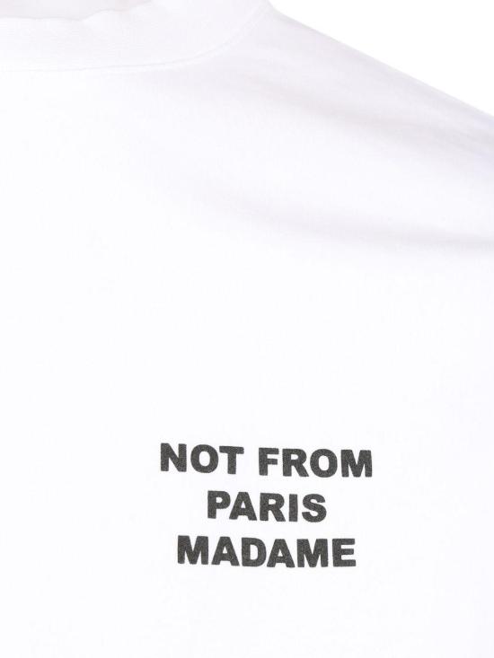 26SS 드롤드무슈 반팔 티셔츠 PERMTS203CO002OPW Beige - DROLE DE MONSIEUR