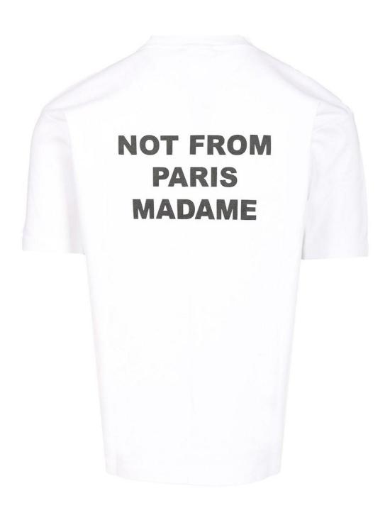 26SS 드롤드무슈 반팔 티셔츠 PERMTS203CO002OPW Beige - DROLE DE MONSIEUR