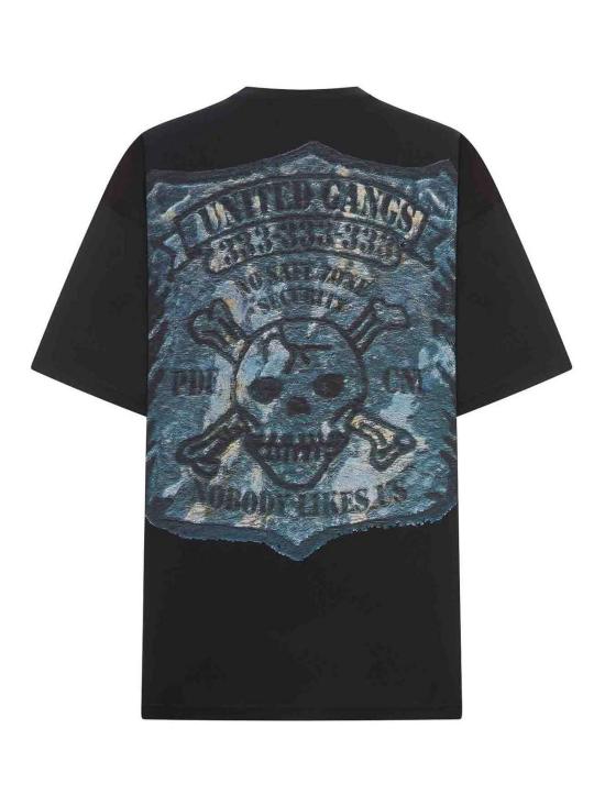 25FW 피디에프 반팔 티셔츠 DFM54029TJ110BKGABK Multicolour - PDF