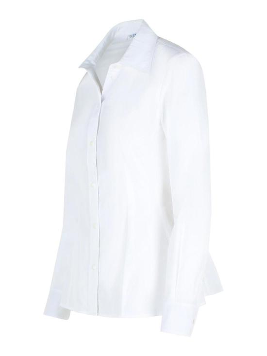  버버리 슬림핏 코튼 포플린 셔츠 슬림핏 코튼 포플린  8117134 White - BURBERRY