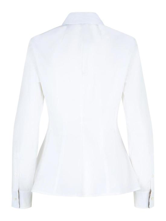  버버리 슬림핏 코튼 포플린 셔츠 슬림핏 코튼 포플린  8117134 White - BURBERRY