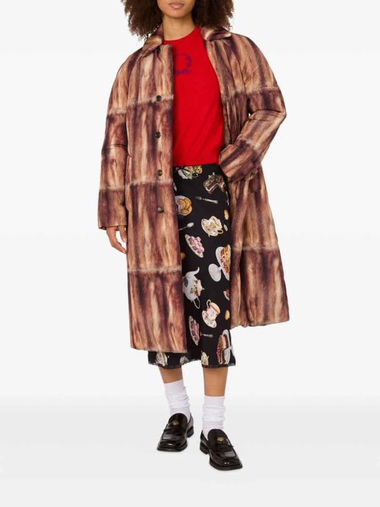  모스키노 롱 스커트 61955571097 Brown - MOSCHINO