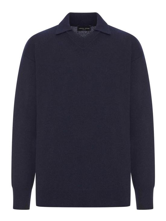 25FW 로베르토 콜리나 폴로 티셔츠 253M37104M3710 Blue