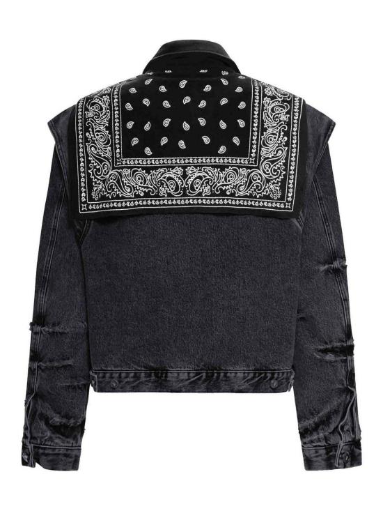 25FW 피디에프 데님 팬츠 DFM09027DF119WHBLKWHBLK Black - PDF