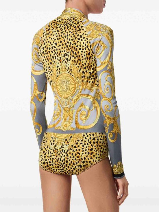  베르사체 블라우스 1A1625110053215E700 Yellow - VERSACE