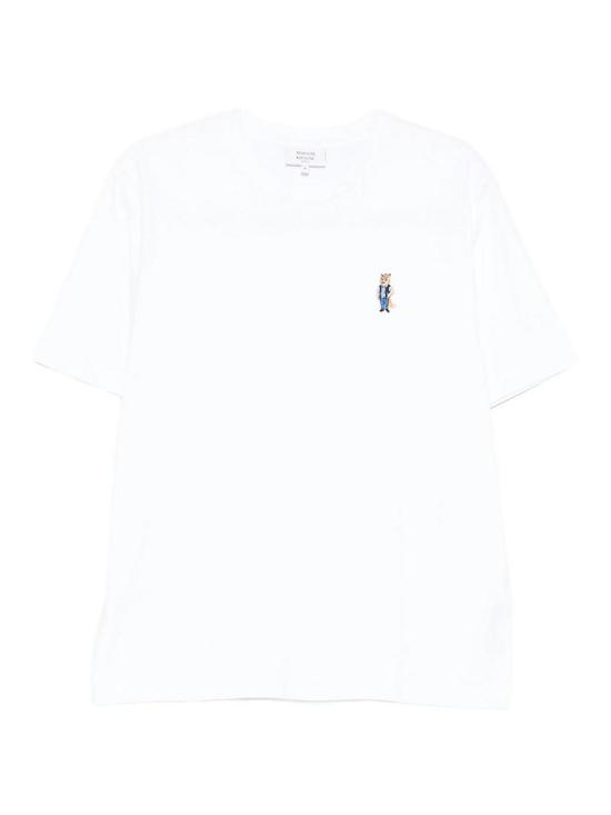  메종키츠네 드레스드 폭스 컴포트 티셔츠 PM00121KJ7025WHITE White