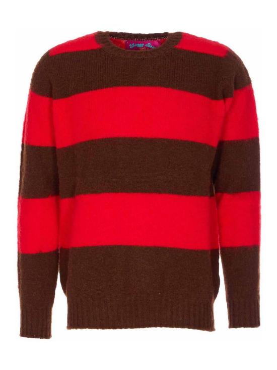 25FW 하울린 스웨터 SHAGGYBEARMOCHABOOM Red