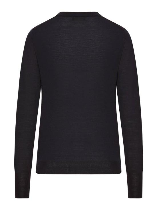 25FW 로베르토 콜리나 긴팔 티셔츠 253F03001F0309 Black - ROBERTO COLLINA