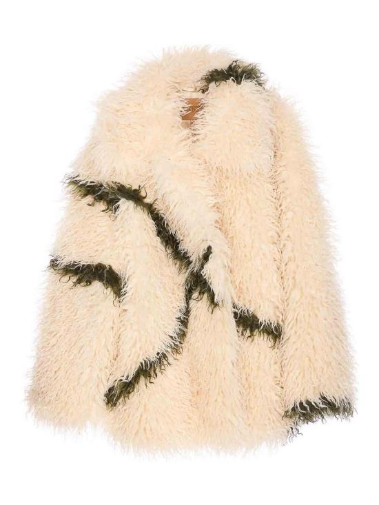  자케 COCOON 코쿤 퍼 코트 C1010CREAM White