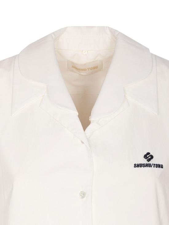 25FW 슈슈/통 셔츠 MWDETO02CO006WH100 White - SHUSHU/TONG
