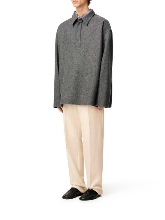 25FW 아미 폴로 티셔츠 UPL781WV0058050 Grey - AMI