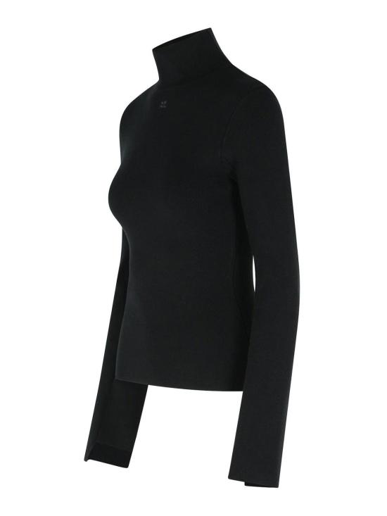  쿠레쥬 터틀넥 425MPU260FI00019999 Black - COURREGES