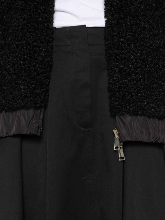  몽클레어 미디 스커트 K20932D00022598WH999 Black - MONCLER