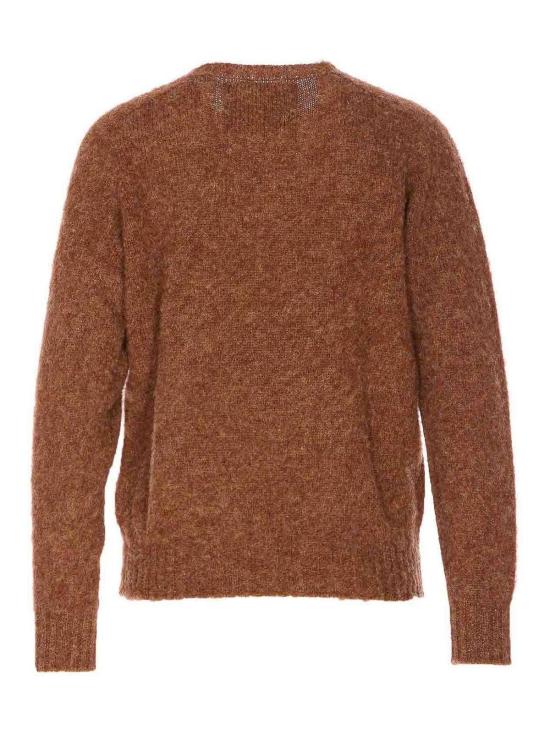 25FW 하울린 쉐기 베어 스웨터 SHAGGYBEARWOMENHAZELWOOD Brown - HOWLIN