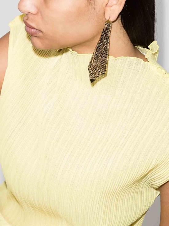 26SS 파코라반 이어링 0PBB38MET074P710 Gold - PACO RABANNE