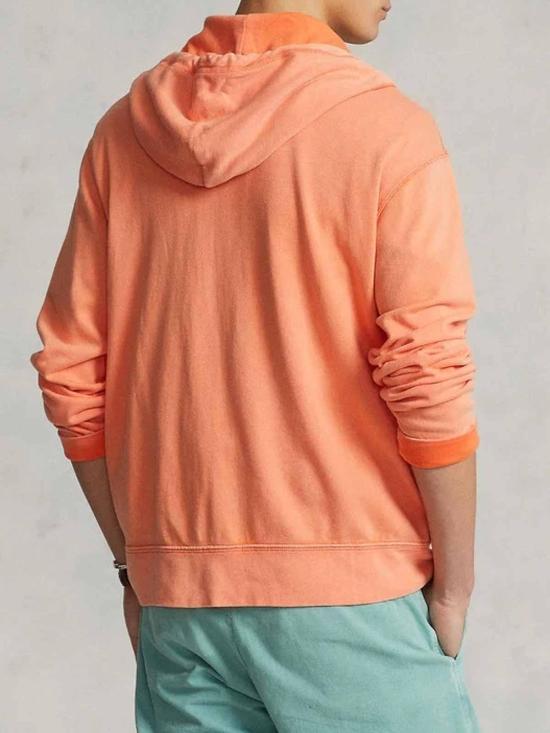 24FW 폴로 랄프로렌 후드 티셔츠 710706348015 Orange - POLO RALPH LAUREN