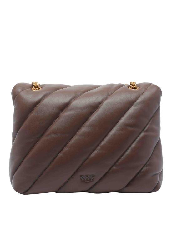 25FW 핑코 숄더백 100037A0F2L74Q Brown - PINKO