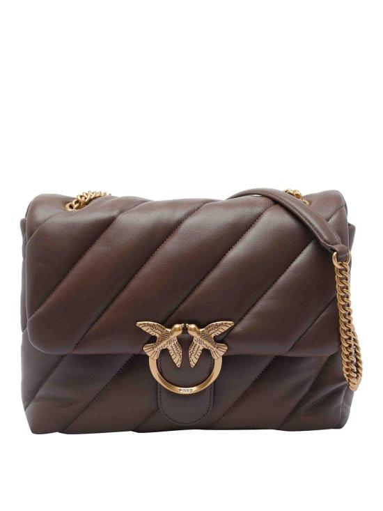 25FW 핑코 숄더백 100037A0F2L74Q Brown