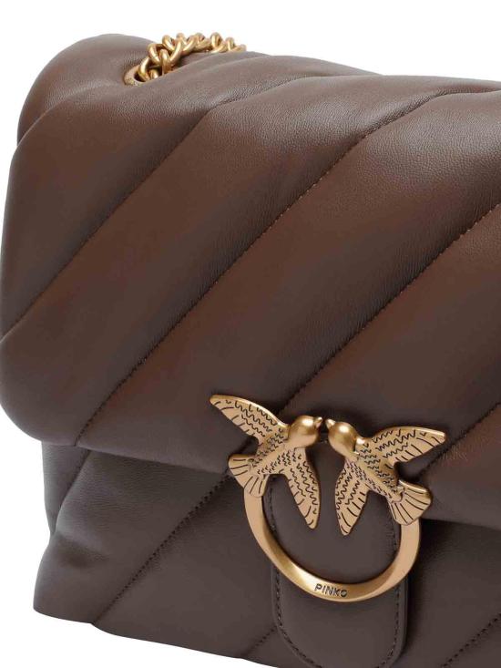 25FW 핑코 숄더백 100037A0F2L74Q Brown - PINKO