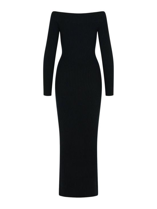 25FW 막스마라 롱 원피스 2521326203007 Black - MAX MARA