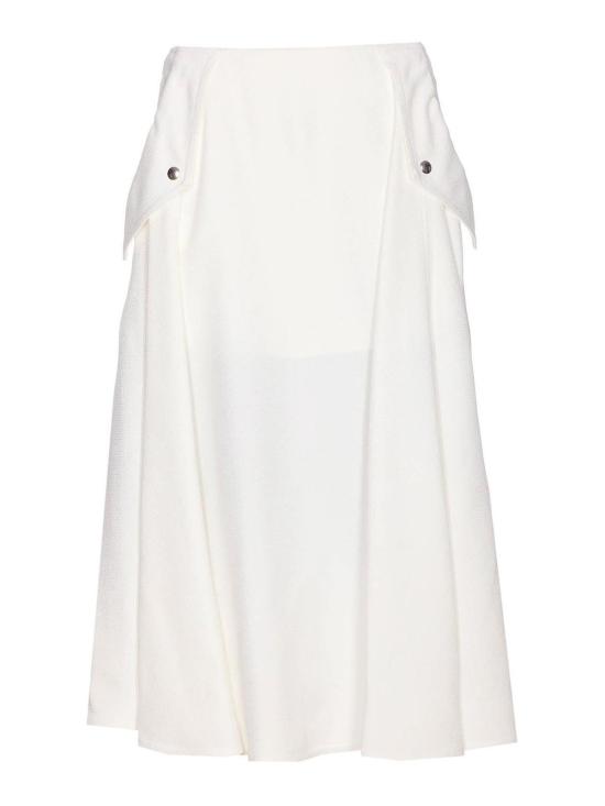 26SS 보테가베네타 미디 스커트 820015V5EN09071 White