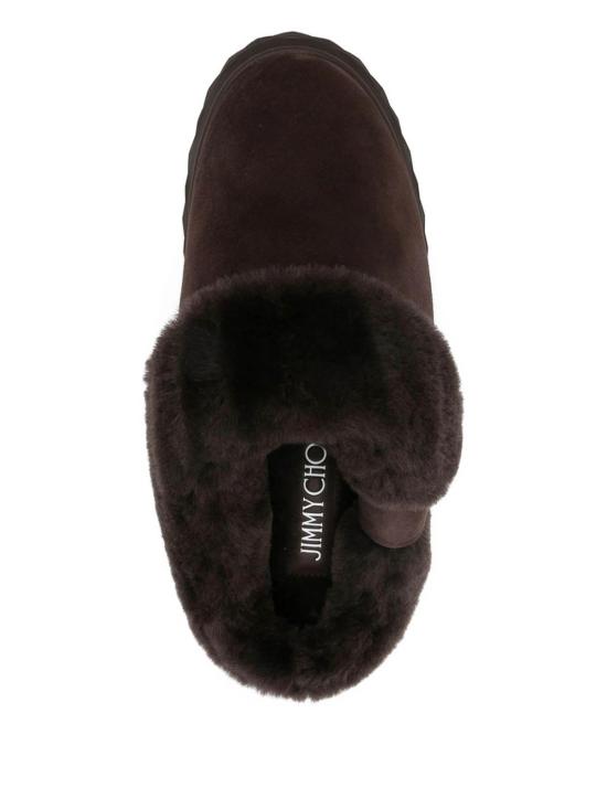 25FW 지미추 뮬/슬리퍼 DIAMONDMAXIMFUWCHOCO Brown - JIMMY CHOO