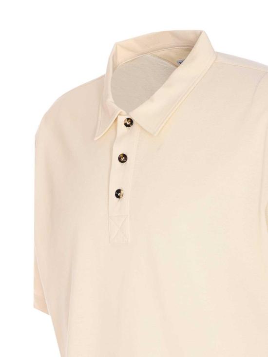 25SS 보테가베네타 폴로 티셔츠 830926V5DJ09247 White - BOTTEGA VENETA