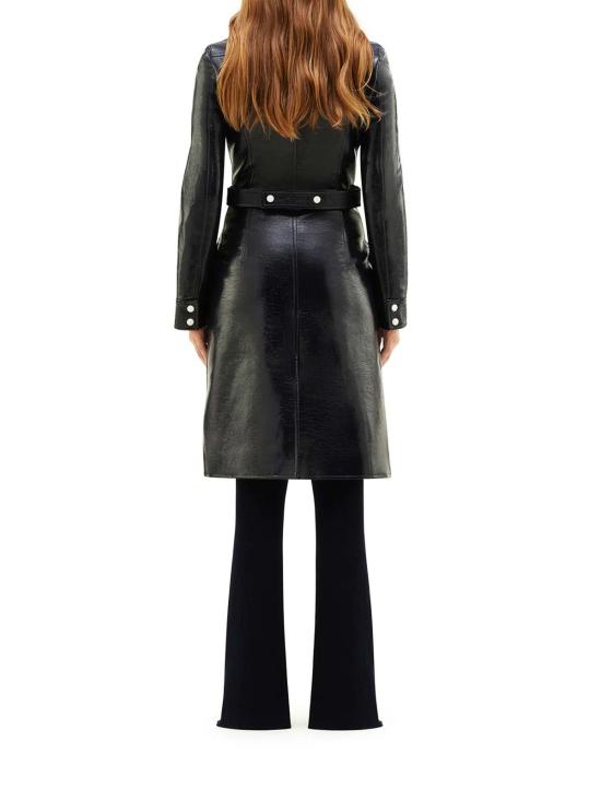  쿠레쥬 트렌치 코트 PERCMA078VY00149999 Black - COURREGES
