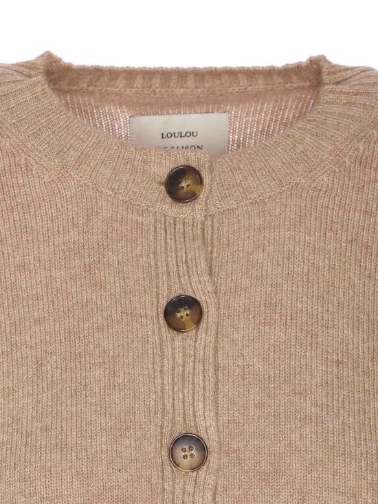  루루 스튜디오 가디건 ZEPHIRLDSBEIGEMELANGE Beige - LOULOU STUDIO