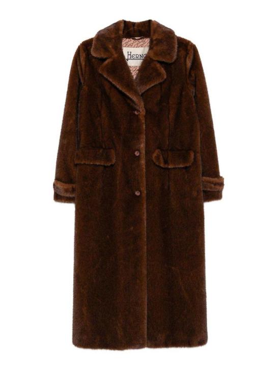 25FW 에르노 얼터너티브 멜란지 밍크 퍼 코트 GC000545D127398800 BROWN