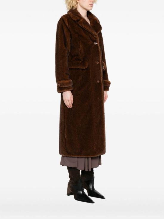 25FW 에르노 얼터너티브 멜란지 밍크 퍼 코트 GC000545D127398800 BROWN - HERNO