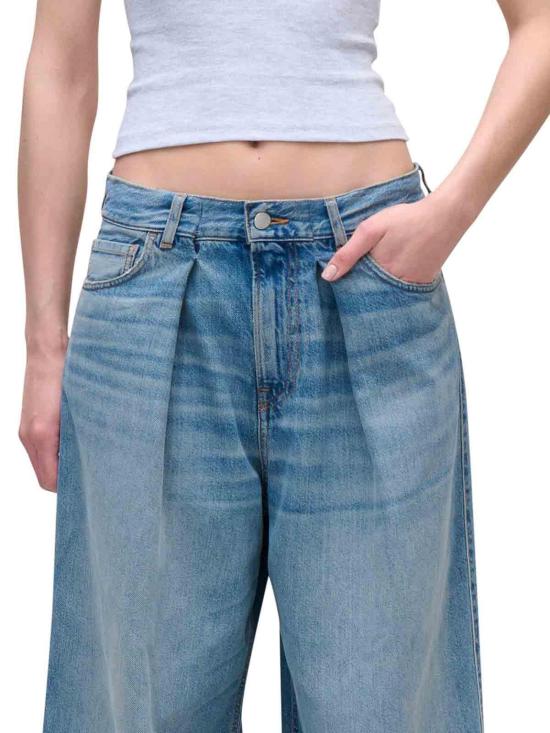 25FW 하이쿠레 스트레이트 팬츠 HEW03340DF144L0876L0876 Blue - HAIKURE