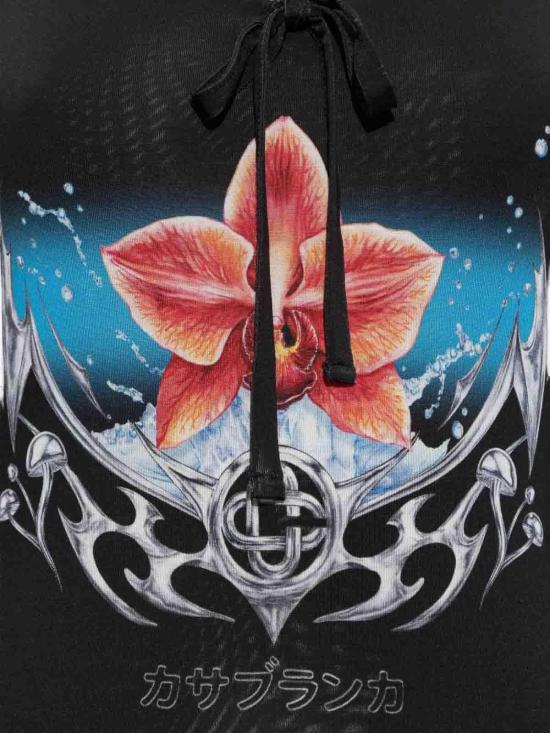  카사블랑카 미디 스커트 WAW25JDR01501 Black - CASABLANCA