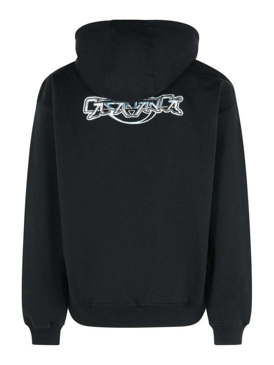  카사블랑카 탑 MAW25JTP40802CASACHROME Black - CASABLANCA