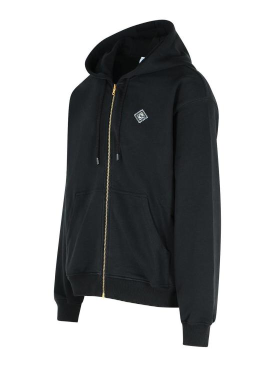  카사블랑카 탑 MAW25JTP40802CASACHROME Black - CASABLANCA