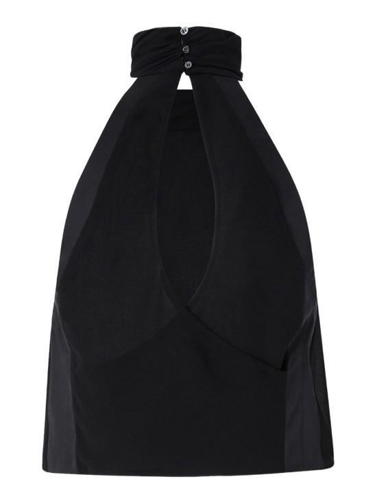 25FW 핑코 민소매 티셔츠 106114A309Z99 Black