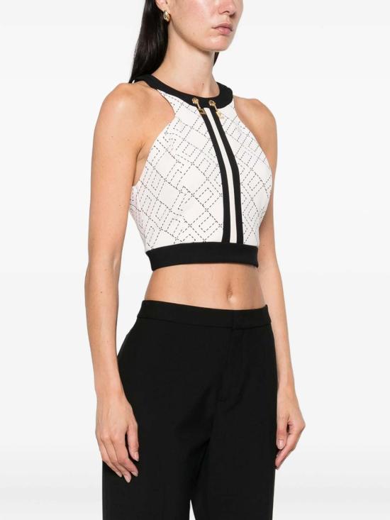  엘리자베타프랜치 민소매 티셔츠 TOS0156E2EF1 White - ELISABETTA FRANCHI