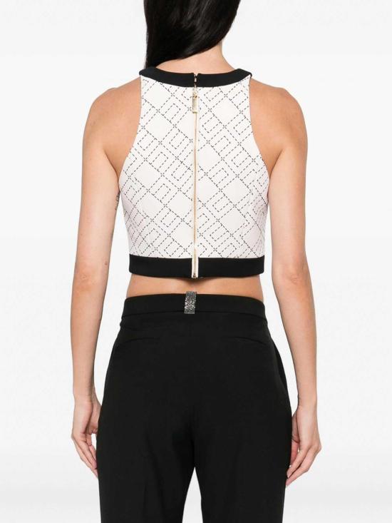  엘리자베타프랜치 민소매 티셔츠 TOS0156E2EF1 White - ELISABETTA FRANCHI