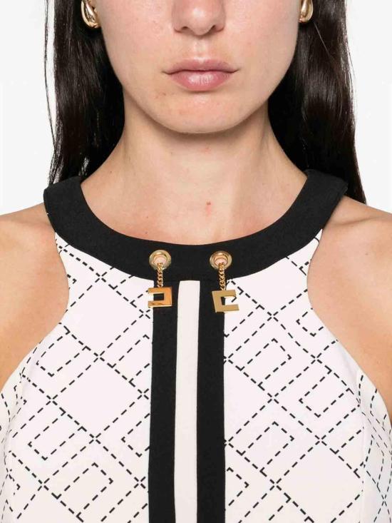  엘리자베타프랜치 민소매 티셔츠 TOS0156E2EF1 White - ELISABETTA FRANCHI