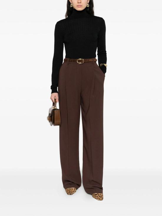 25FW 엘리자베타프랜치 스트레이트 팬츠 PA12556E2EA3 Brown - ELISABETTA FRANCHI