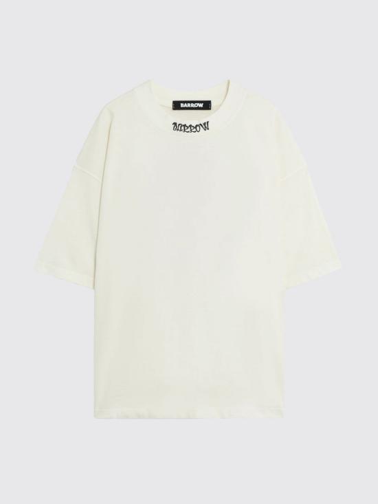 25FW 바로우 반팔 티셔츠 F5BWUATH063 002 White - BARROW