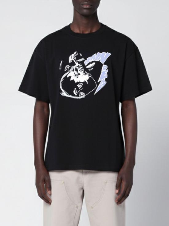 25FW 브레인데드 반팔 티셔츠 BDF25TO00046 BLK Black