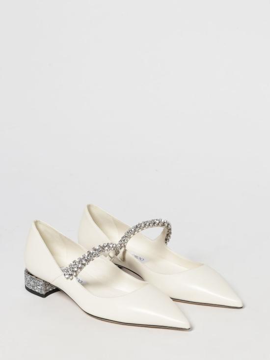 25FW 지미추 뮬/슬리퍼 BINGPUMPFLATNXJ LATTE SILVER Milk - JIMMY CHOO