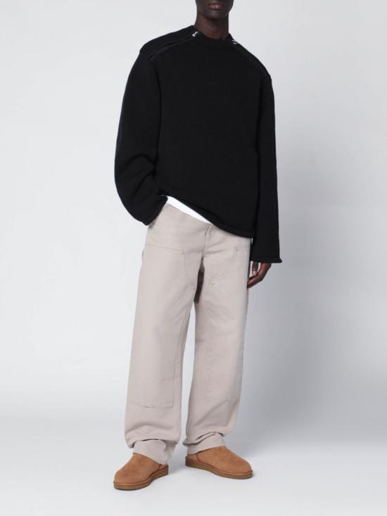 25FW 오에이엠씨 스웨터 PCM2OK04AFL002 99 Black - OAMC