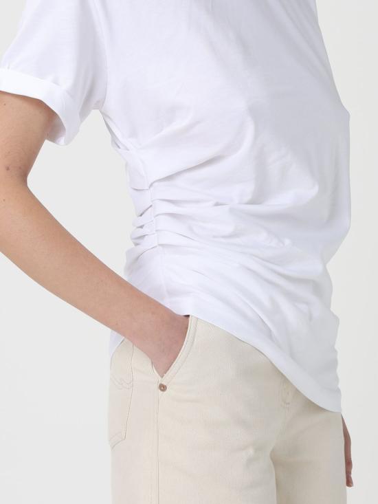 25FW 빅토리아 베컴 반팔 티셔츠 1325JTS006496A White - VICTORIA BECKHAM