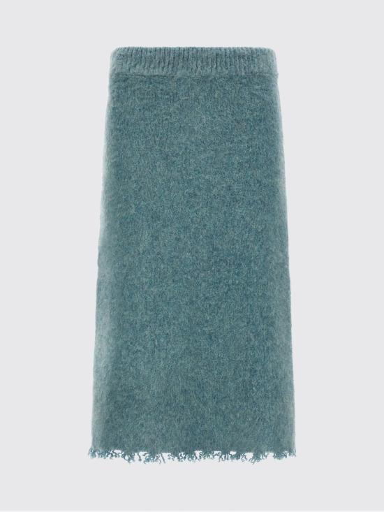 25FW 질샌더 미디 스커트 J40MA0173J14792 441 Blue