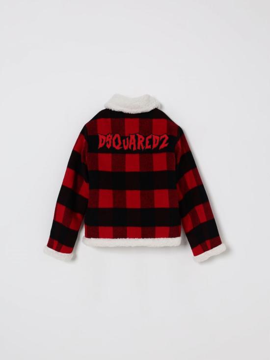 25FW [키즈] 디스퀘어드2 캐주얼 자켓 DQ3050D0AE9 DQ423 Red - DSQUARED2